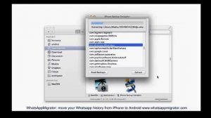 WazzapMigrator - Extract iPhone WhatsApp archive on Mac - OUTDATED please see UPDATE