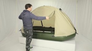 Обзор гребной лодки с тентом. Двухместные Urex 240 и 260.