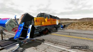 Trucks vs Trains Accident at Railroad Crossing #1 | BeamNG DRIVE