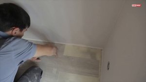 Как мы уложили кварцвиниловую плитку?