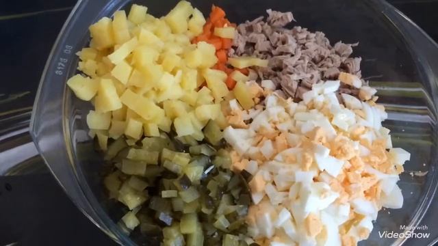 Самый вкусный салат Оливье. смотреть онлайн