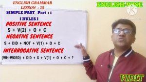 📖📖ENGLISH GRAMMAR✒️✒️ TENSES🖋️🖋️SIMPLE PAST TENSE