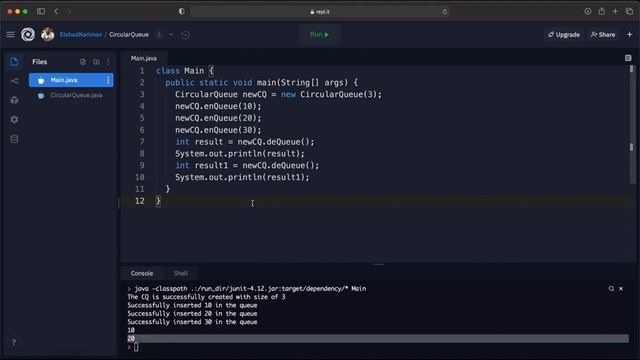 009 Dequeue, Peek and Delete Methods in Circular Queue using Array смотреть онлайн