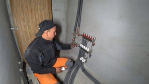 Подключение тёплого пола бюджетный  вариант.