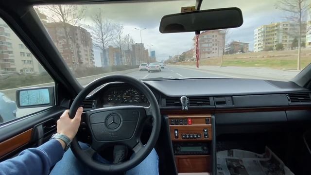 Mercedes Benz E200  W124  Şehir İçi Sürüş