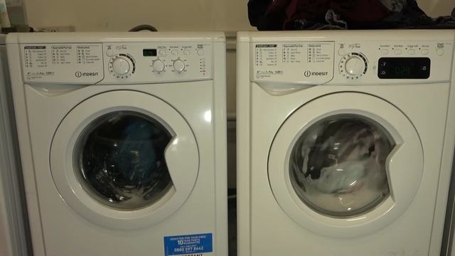 Wash Race No.410 - Indesit My time vs Indesit mytime  cotton 59 minute wash