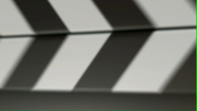 Футажи для видеомонтажа на зелёном фоне переход кино хлопушка Movie Firecracker Green Screen
