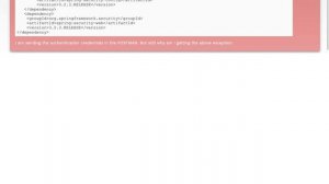 AuthenticationCredentialsNotFoundException: An Authentication object was not found in the Securi...