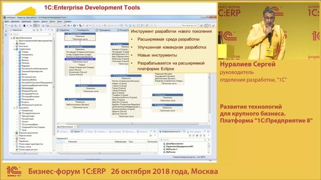 Сергей Нуралиев: Развитие технологий 1С для крупного бизнеса смотреть онлайн