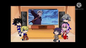 Past Naruto React to Naruto Vs Sasuke||No edited thumbnail||Gacha club