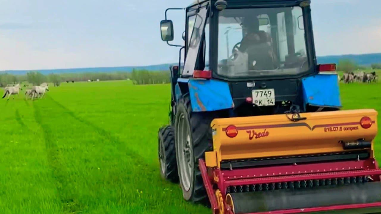 Vredo Якутия пастбищная сеялка коневодство.рф Vredo Yakutia