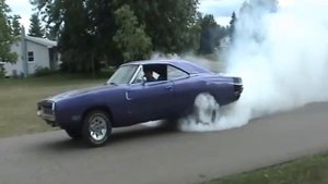 My 1970 Dodge Charger Burnout