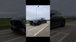 Mercedes Benz AMG GT63s 4-door stage 2 tuning decat/catless downpipes with Capristo exhaust system.