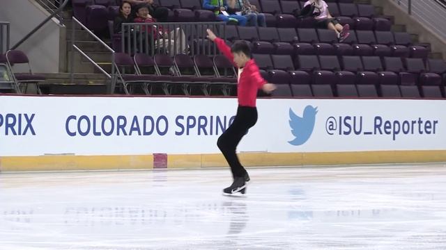 2015 ISU Jr. Grand Prix- Colorado Springs Men Short Program Jiahao LI CHN смотреть онлайн