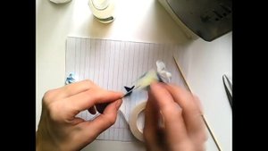 Брошь "Зимние цветы" из фоамирана.