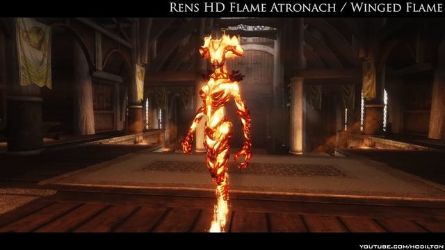 TES V - Skyrim Mods: The Stamford Rens HD Flame Atronach