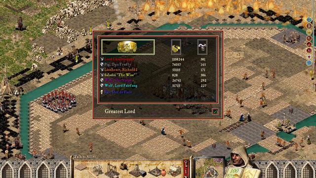 Stronghold Crusader - Me, Richard and Saladin VS Rat Pig and 2 wolf's - Heavy Battle смотреть онлайн