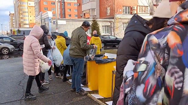 Раздельный сбор отходов на Волжском-3 г. Чебоксары смотреть онлайн