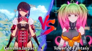 Полное сравнение Genshin Impact и Tower of Fantasy. Кто выглядит лучше?