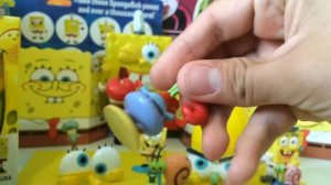 Губка Боб  Киндеры и Игрушки с Сюрпризами,Unboxing Kinder Toys Surprise SpongeBob