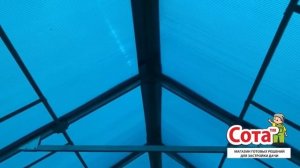 Павильон для бассейна: "Купаемся до середины октября", - отзыв покупателя