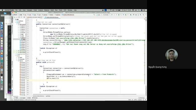 Android - 2.1 - Kết nối android với SQL Server смотреть онлайн