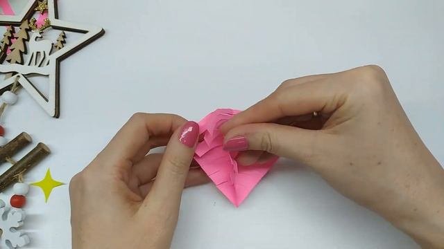 КРАСИВАЯ ГИРЛЯНДА из бумаги ОЧЕНЬ ПРОСТО/Поделки и Оригами на Новый год из бумаги |DIY Paper Garlan