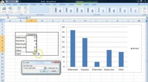 Basic statistics tutorial 5 Creating diagrams in Excel 2007