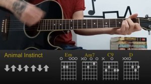 The Cranberries - Animal Instinct | Easy Guitar Lesson Tutorial with Chords/Tabs and Rhythm
