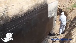 Гидроизоляция фундамента жидкой резиной