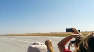 Взлет ТУ-160 на Энгельсской авиабазе 19.08.2017.