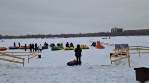 Зимние забавы в Караганде. Катания на снегоходах