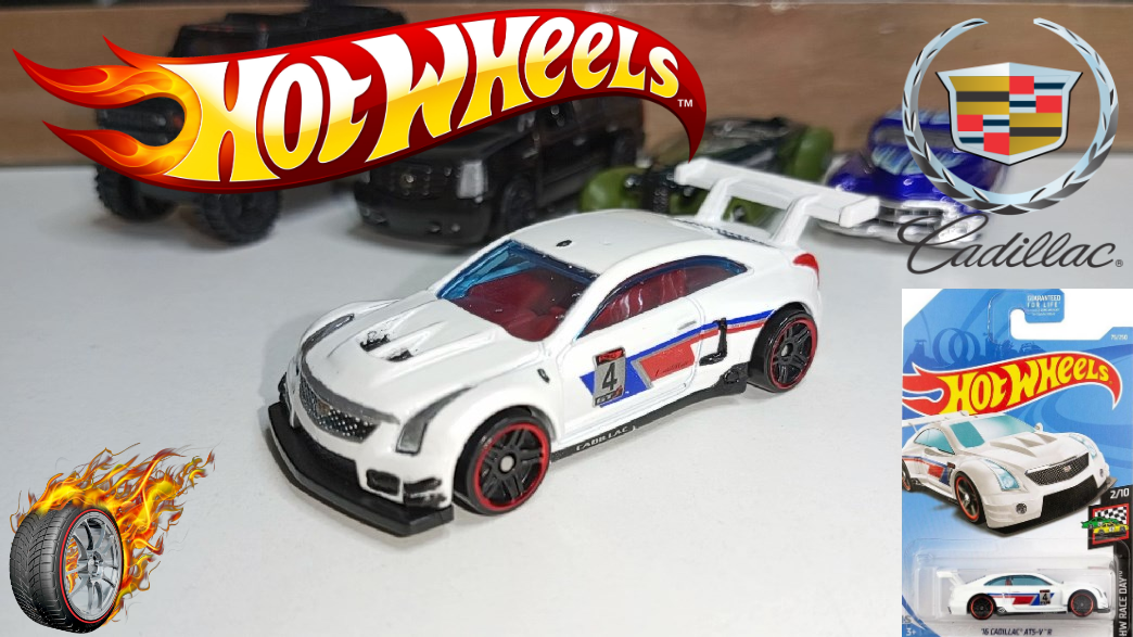 Custom Hot Wheels 16 Cadillac ATS-V R HW Race Day 2/10