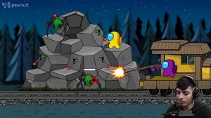 Cursed Thomas the Train vs Choo Choo Charles | Among Us Spider Train Animation