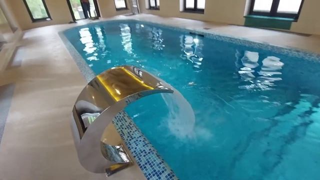Скиммерный бассейн с гидромассажной зоной от компании "PoolProfy"