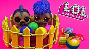 Няня в шоке от baby Панки! В детский сад пришел новый мальчик ЛОЛ! Мультик LOL про куклы лол сюрприз