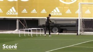 Смешные моменты на футбольной тренировке