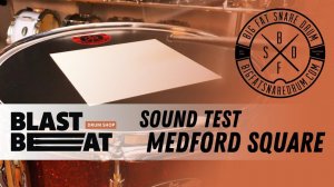 Big Fat Snare Drum Medford Square 14'' - Sound Test