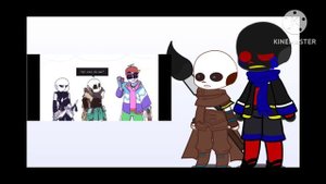 two sans aus react to ink vs error underverse 0.7 part 1