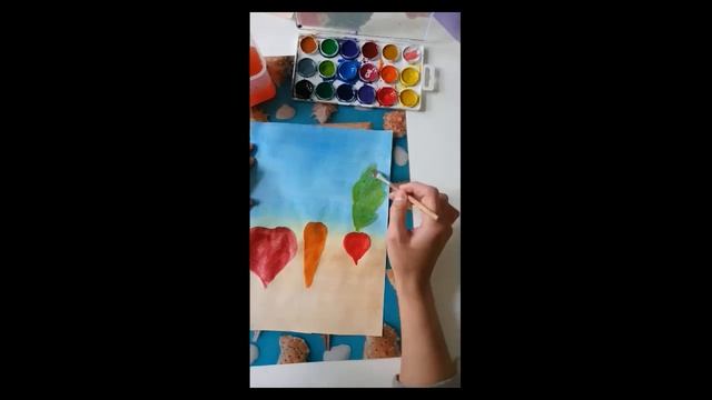 Рисование "Овощи на грядке". Подготовила воспитатель О.В.Огородникова. смотреть онлайн