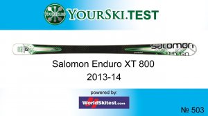 Тесты горных лыж Salomon Enduro XT 800 (2013-2014)