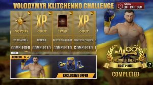 Real Boxing 2. Klitchenko challenge completed + rewards claim breakdown + Boss fight (6hr energy)