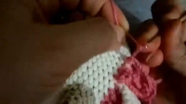 Игрушки крючком, делаем гриву