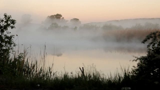 Рассвет, туман, река. смотреть онлайн
