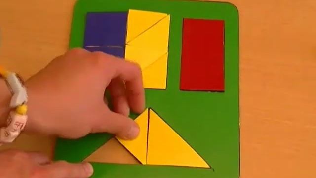Развитие ребенка. Забавные геометрические фигуры.