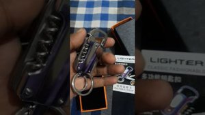 Classic Fashionable lighter with key ring and multi tools