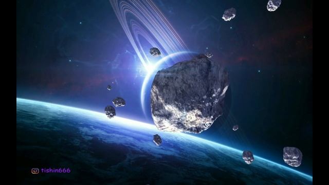 Летящие метеориты в космосе. Adobe After Effects смотреть онлайн