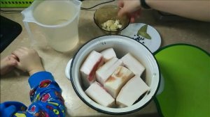 Самое вкусное сало! Засолка сала в рассоле.