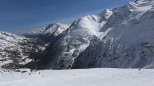 СПУСК С ЧЕГЕТА ПО ЮЖНОМУ СКЛОНУ